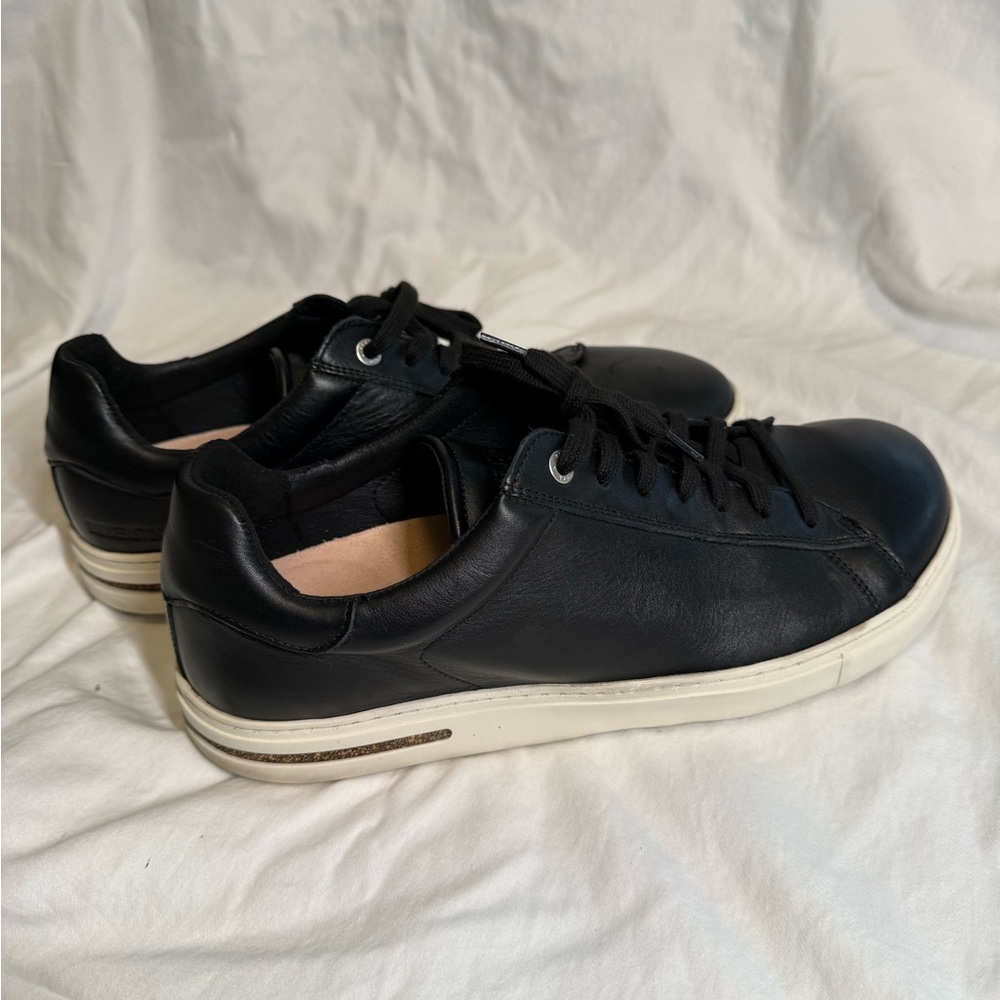 Birkenstock Bend Low Black Leather Sneakers EU 43 US 10–10.5 GUC - Picture 2 of 11